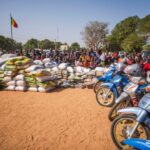 Mali / Siby: President Assimi Goïta presents kits to people with disabilities