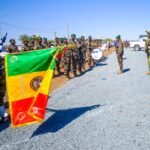 Mali: President Assimi GOÏTA inaugurates a monument to the Malian army